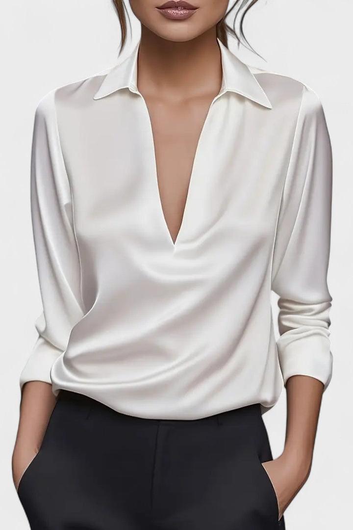 Ida | camicia in satin
