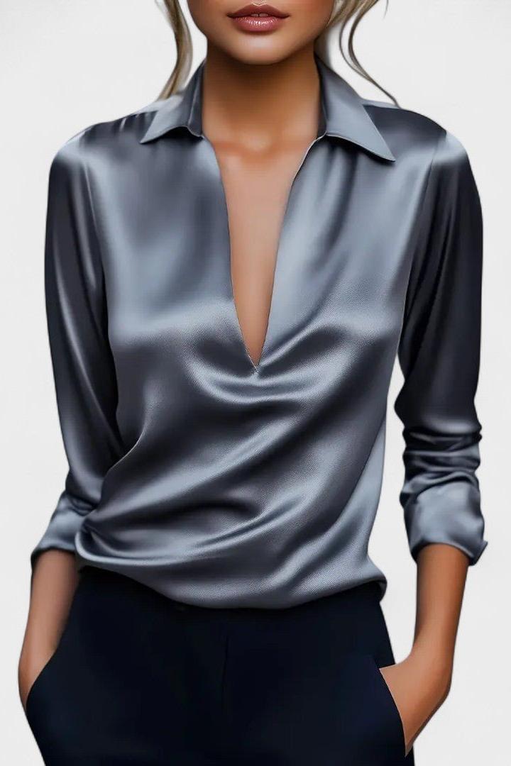 Ida | camicia in satin