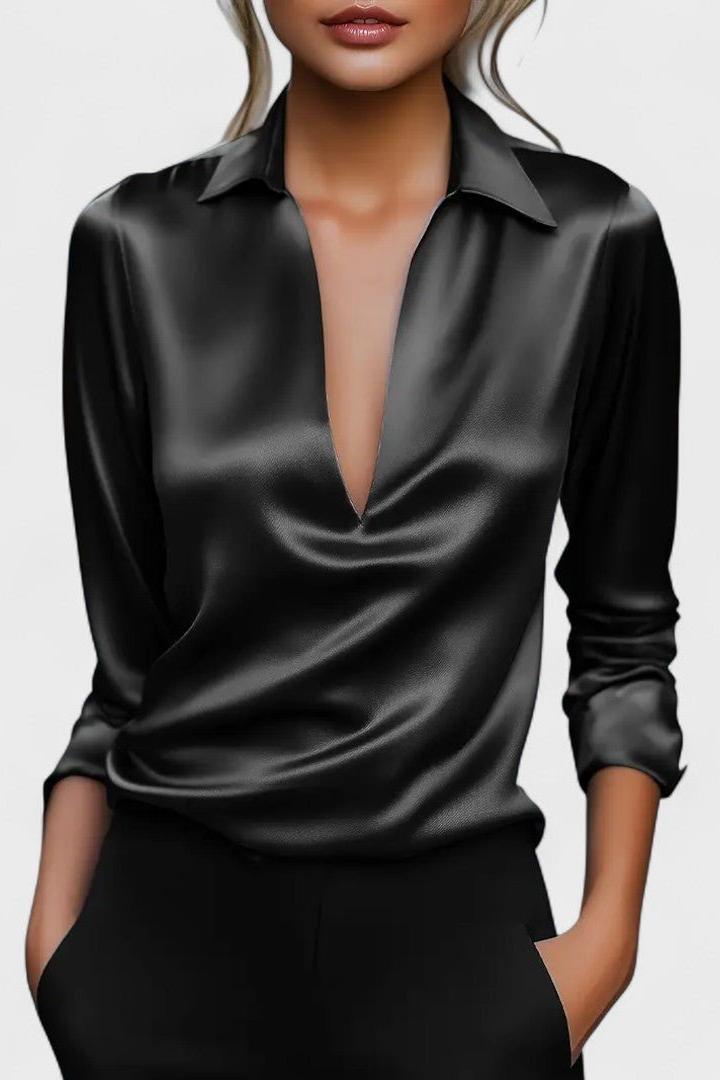 Ida | camicia in satin