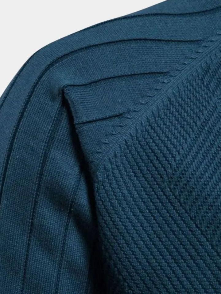 Jacquard | cardigan in maglia con zip