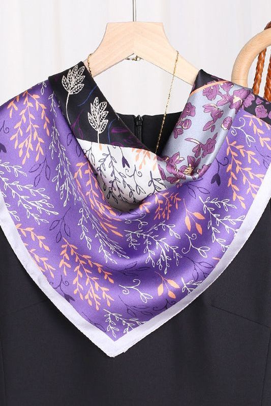 Johanne | sciarpa di seta violetta
