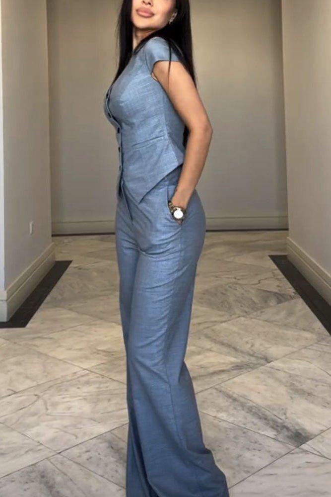 Julie | set con scollo a v