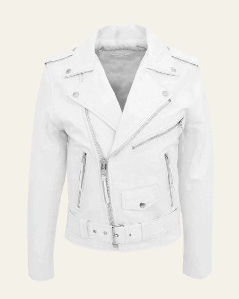 Roberto – giacca in pelle vegana uomo minimal
