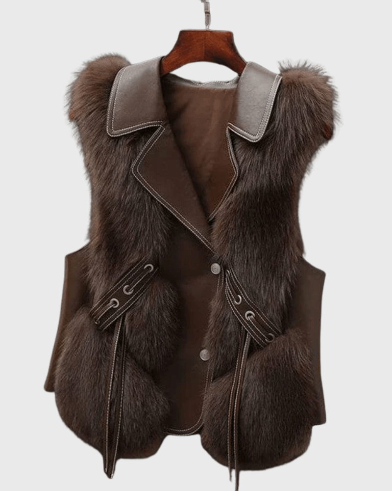 Katrine | elegante gilet in pelle