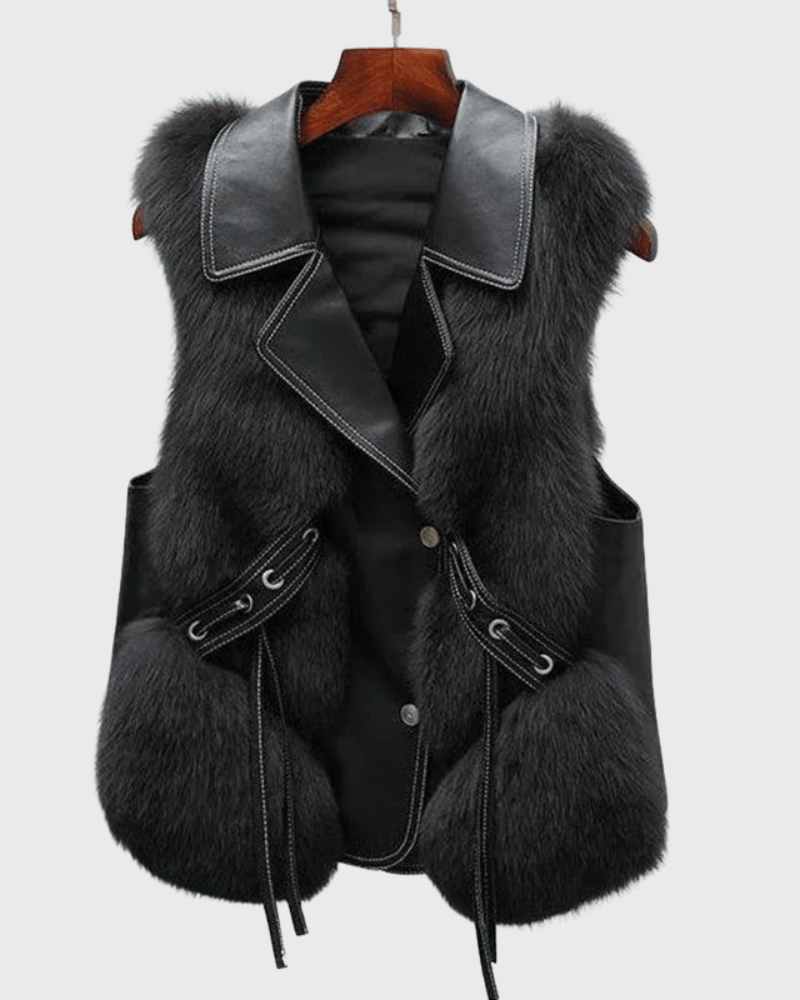 Katrine | elegante gilet in pelle
