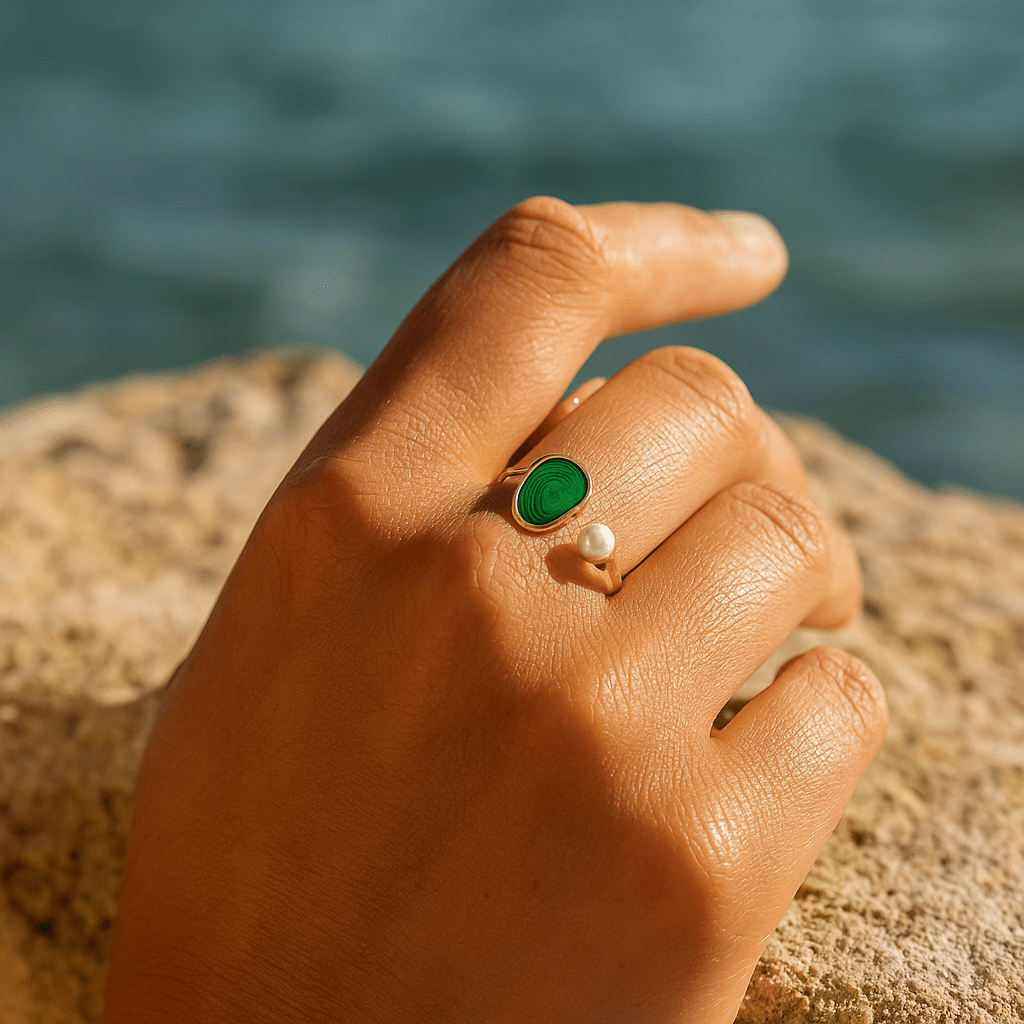 Kirstine sofia anello d'argento lylia