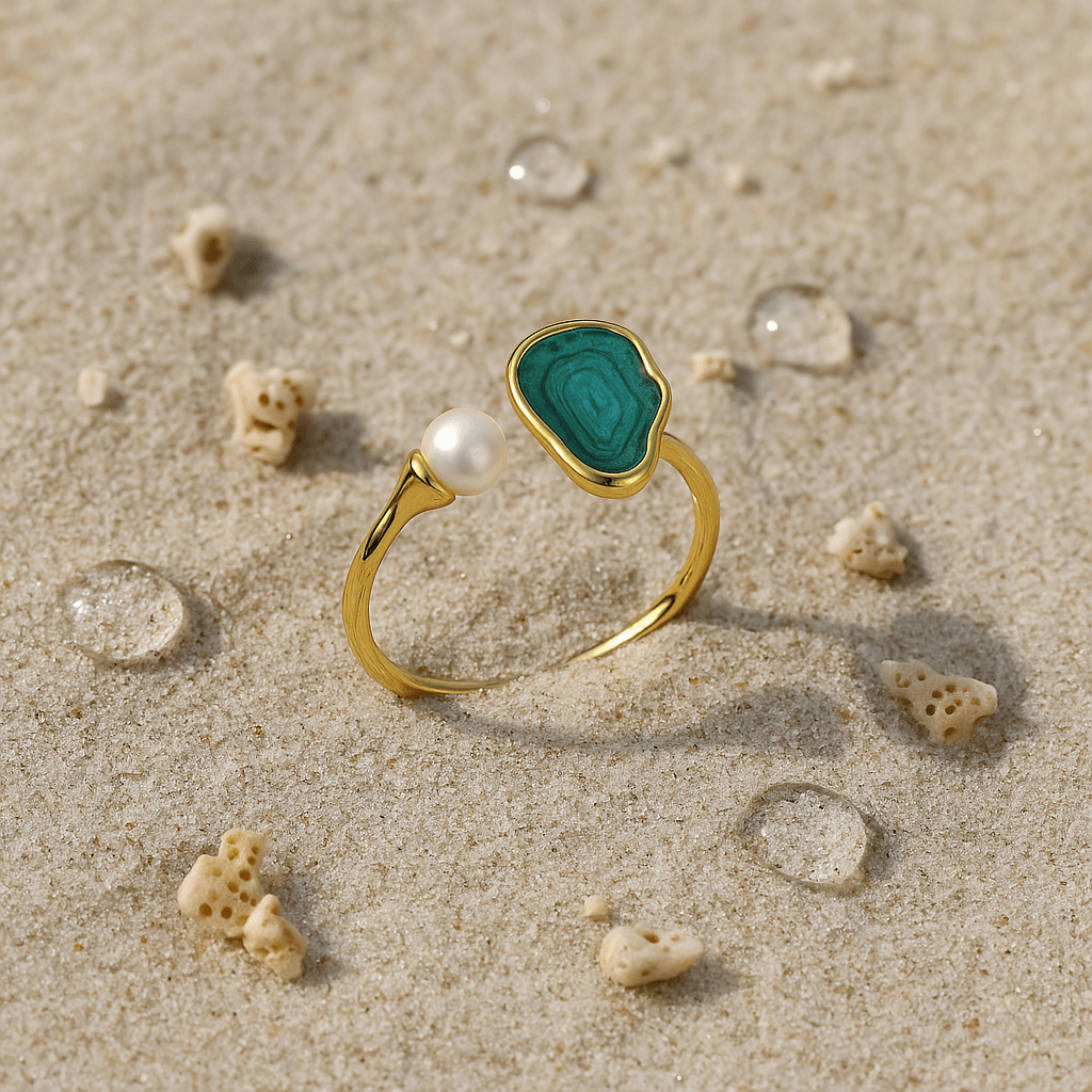 Kirstine sofia anello d'argento lylia