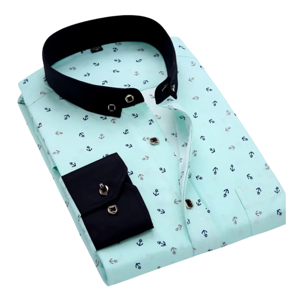Klaas | camicia stampa nautica