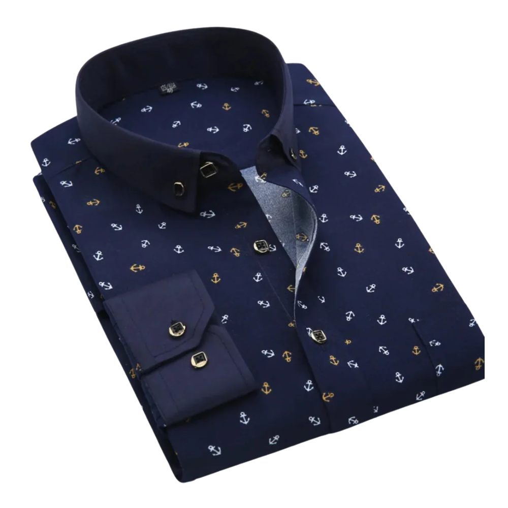 Klaas | camicia stampa nautica