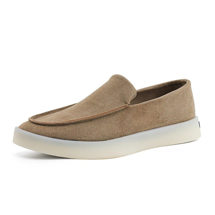 Mocassini business in camoscio classico