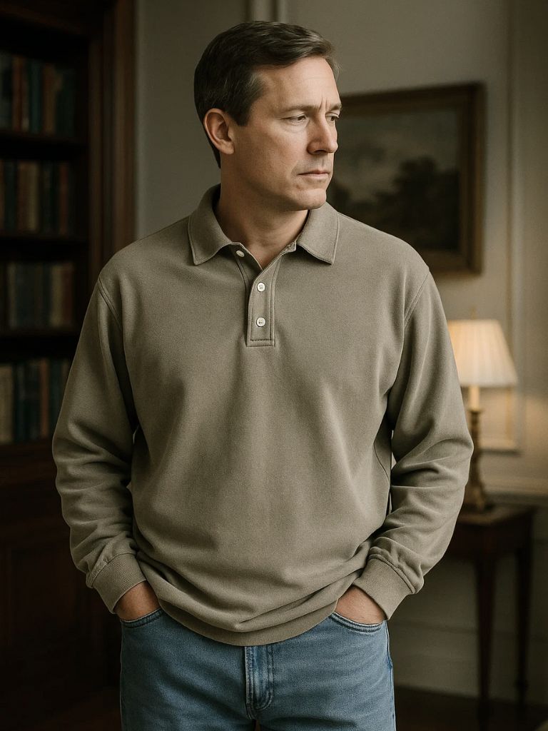 Knud | canyon mist manica lunga