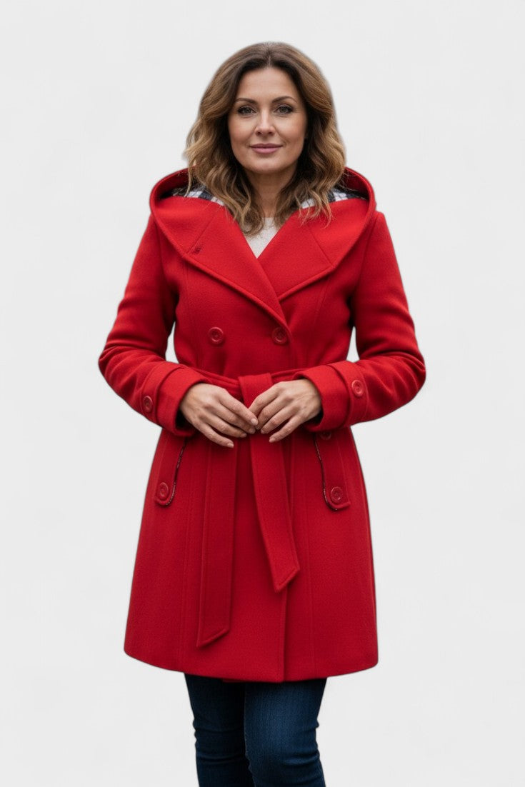 Leona | elegante cappotto doppiopetto