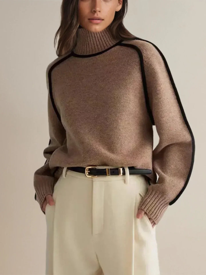 Rita | dolcevita oversize con bordino