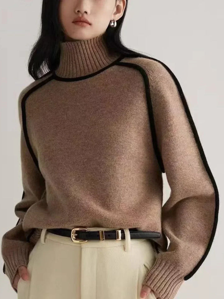 Rita | dolcevita oversize con bordino