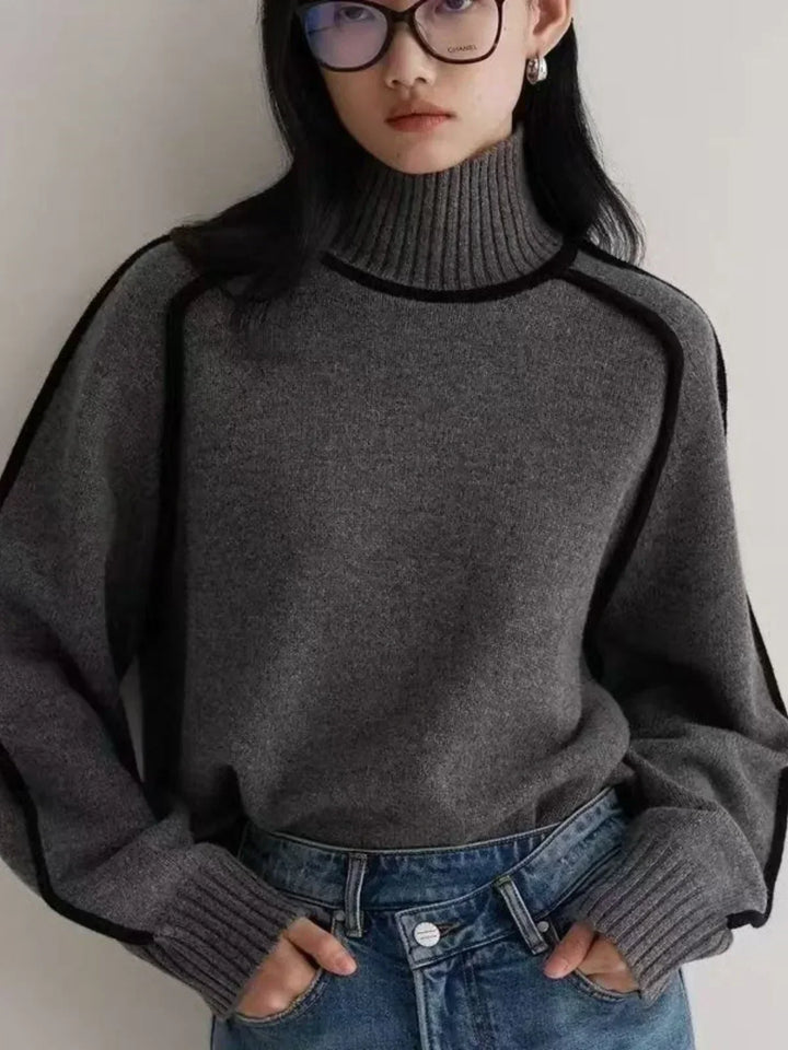 Rita | dolcevita oversize con bordino