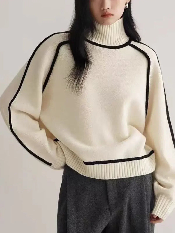 Rita | dolcevita oversize con bordino