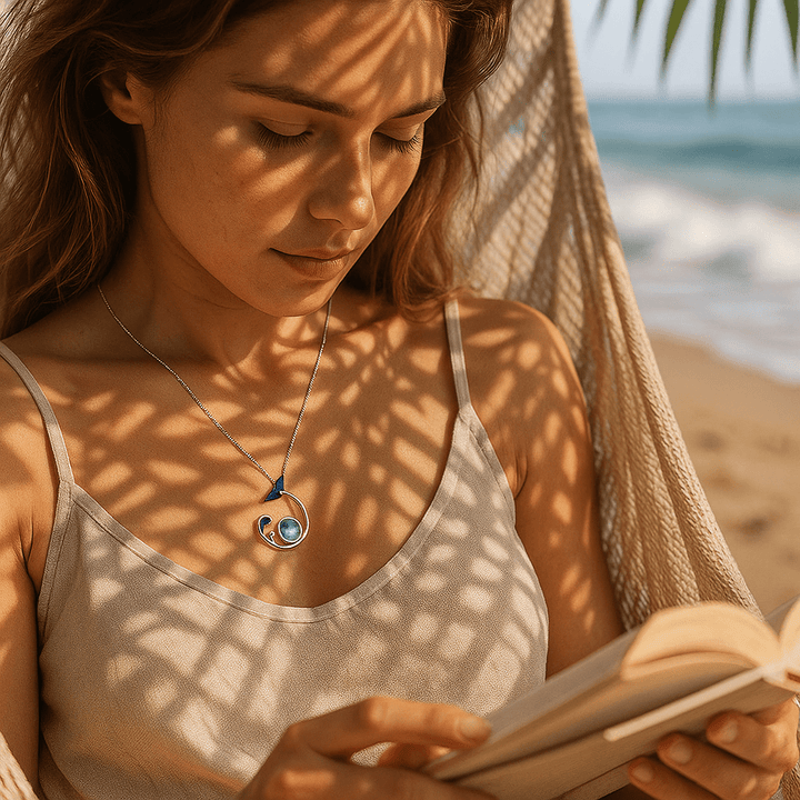 Liv elena collana onda d'argento