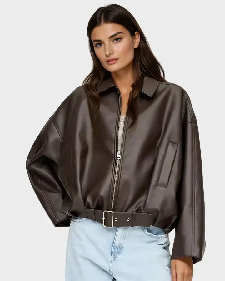 Louise | giacca in pelle vegana
