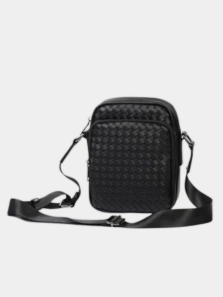 Lucio | borsa a spalla intrecciata heritage