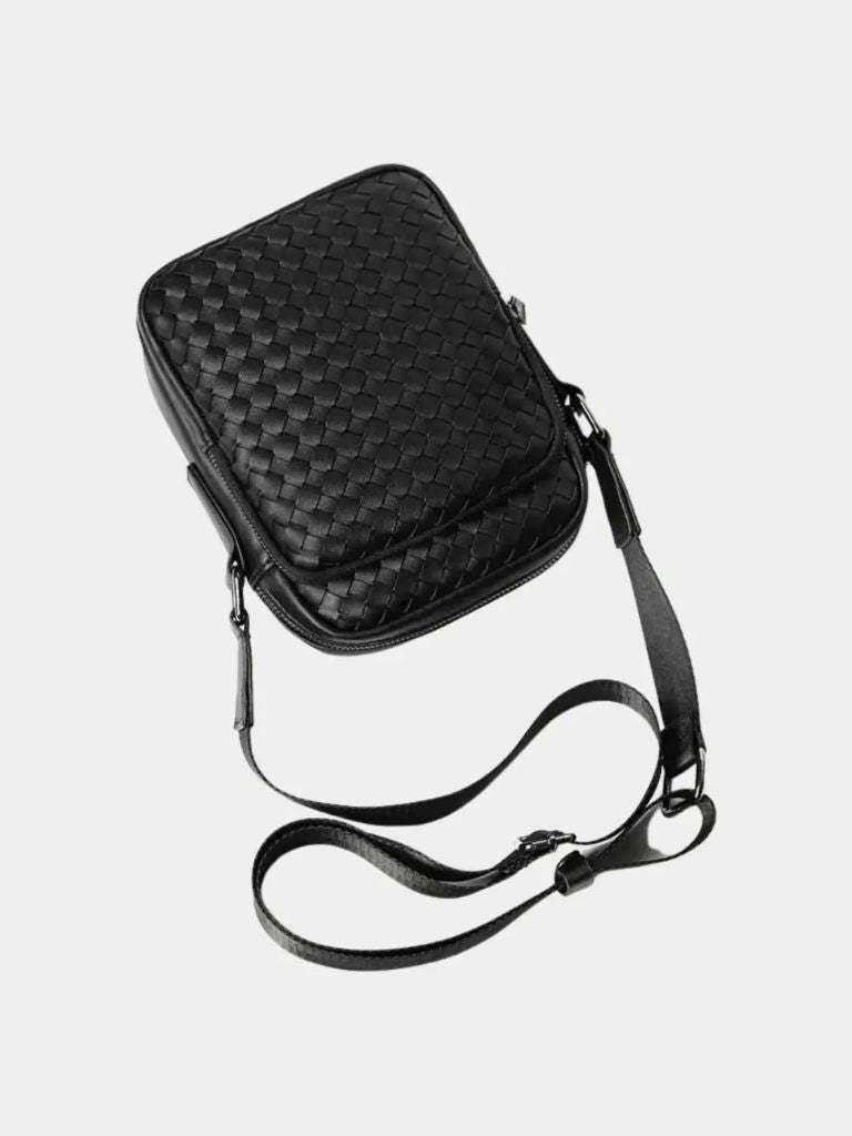 Lucio | borsa a spalla intrecciata heritage