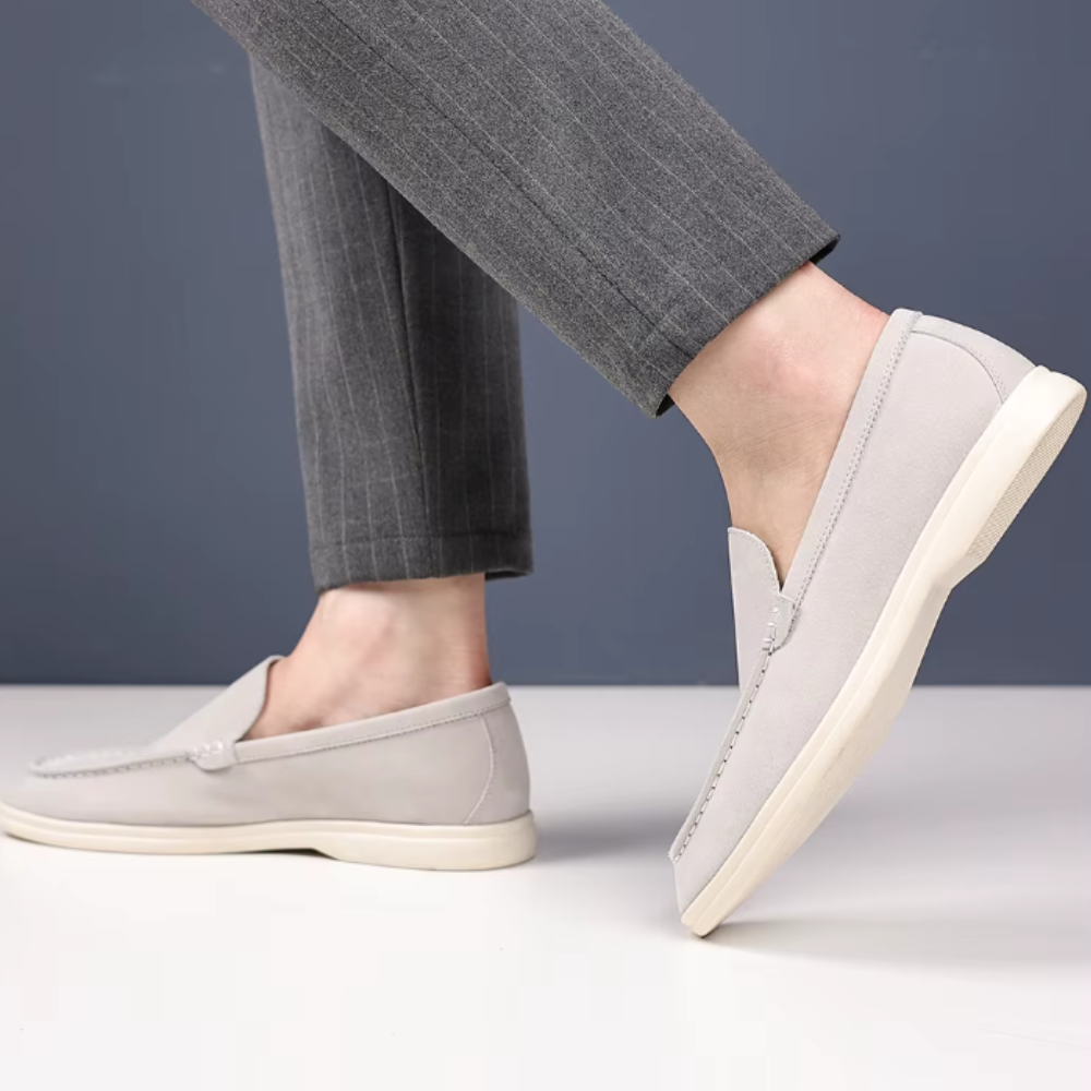 Mocassini in suede di lusso