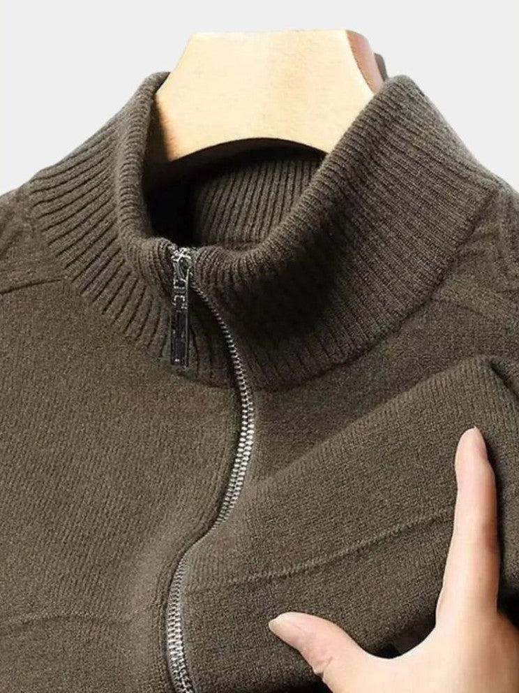 Magnus | maglione in cashmere con zip