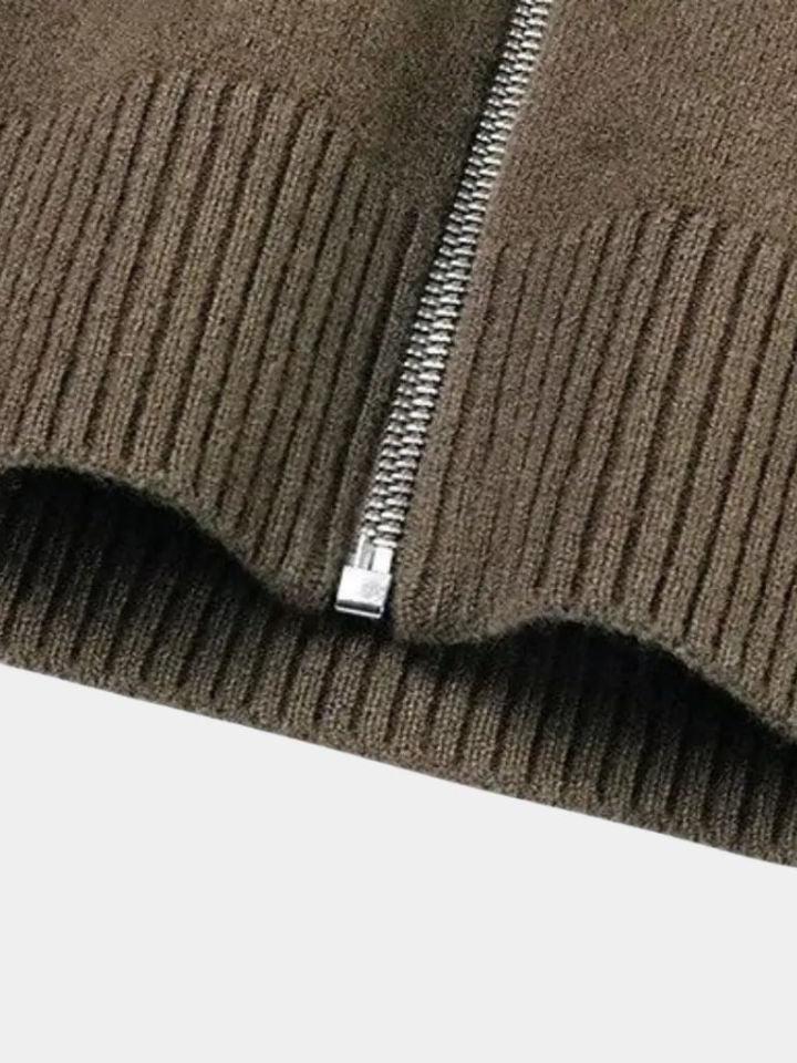 Magnus | maglione in cashmere con zip