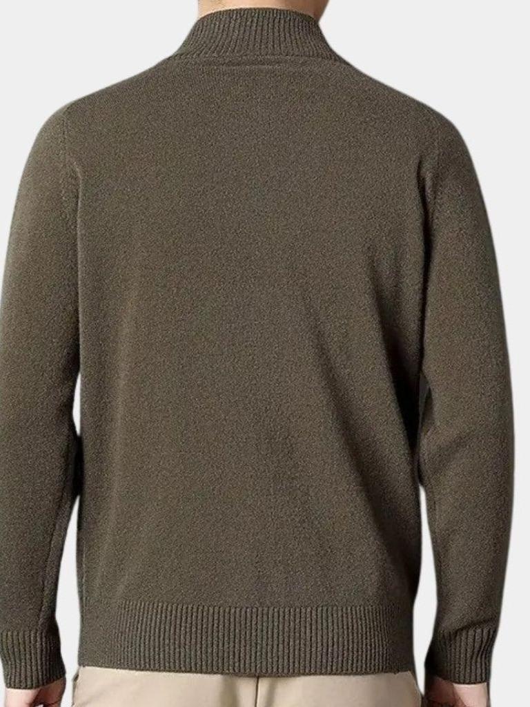 Magnus | maglione in cashmere con zip