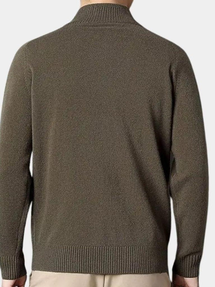 Magnus | maglione in cashmere con zip