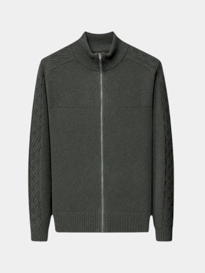 Magnus | maglione in cashmere con zip