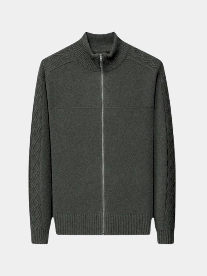 Magnus | maglione in cashmere con zip