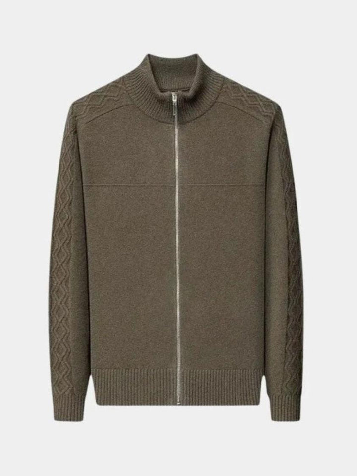 Magnus | maglione in cashmere con zip
