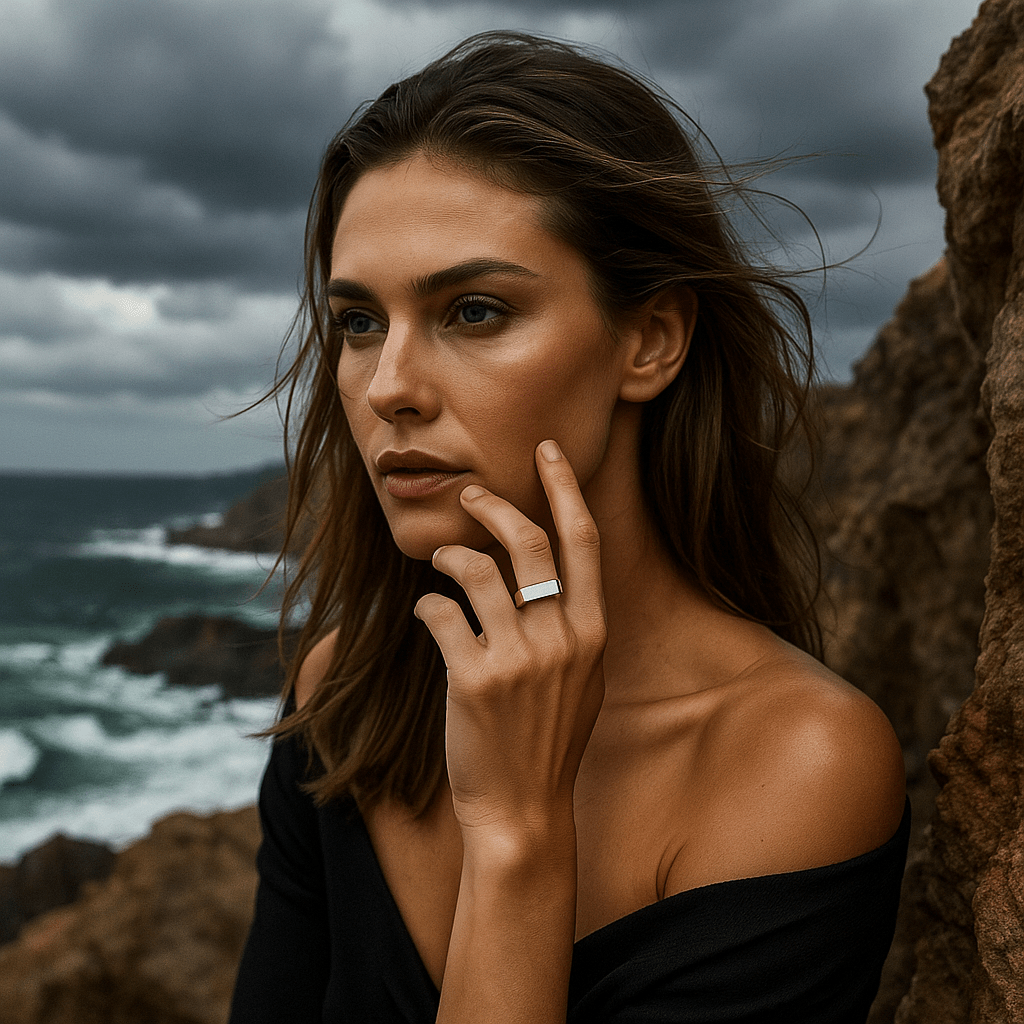 Maja martina anello geometrico