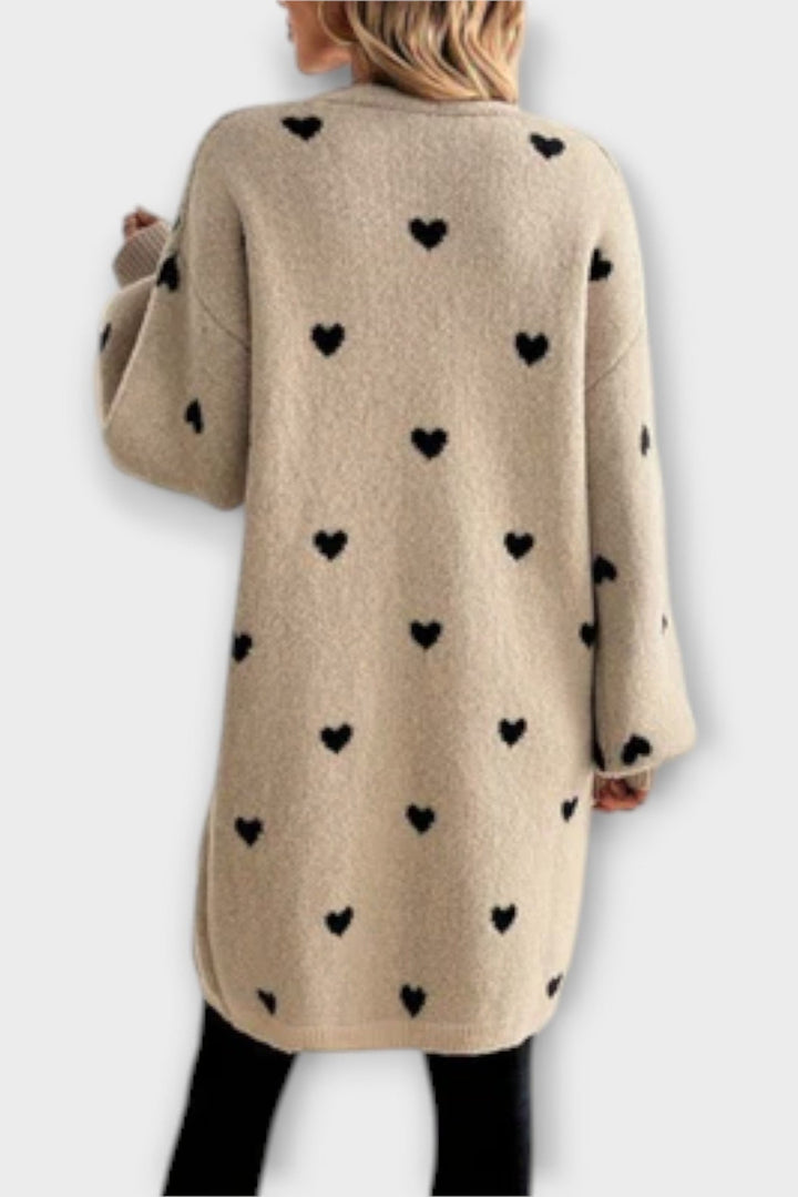 Majken | cardigan a cuore