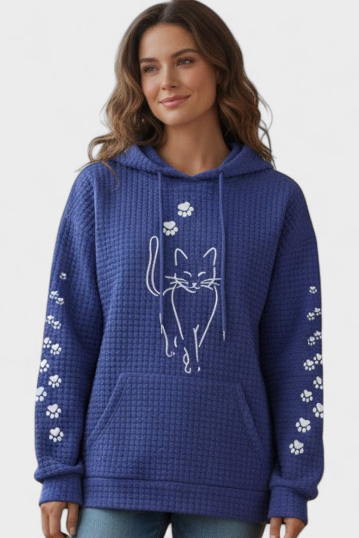 Malou | felpa con cappuccio calda