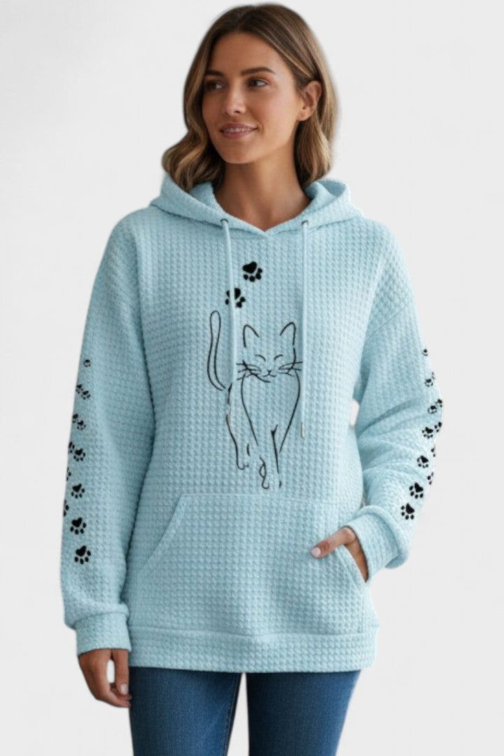 Malou | felpa con cappuccio calda