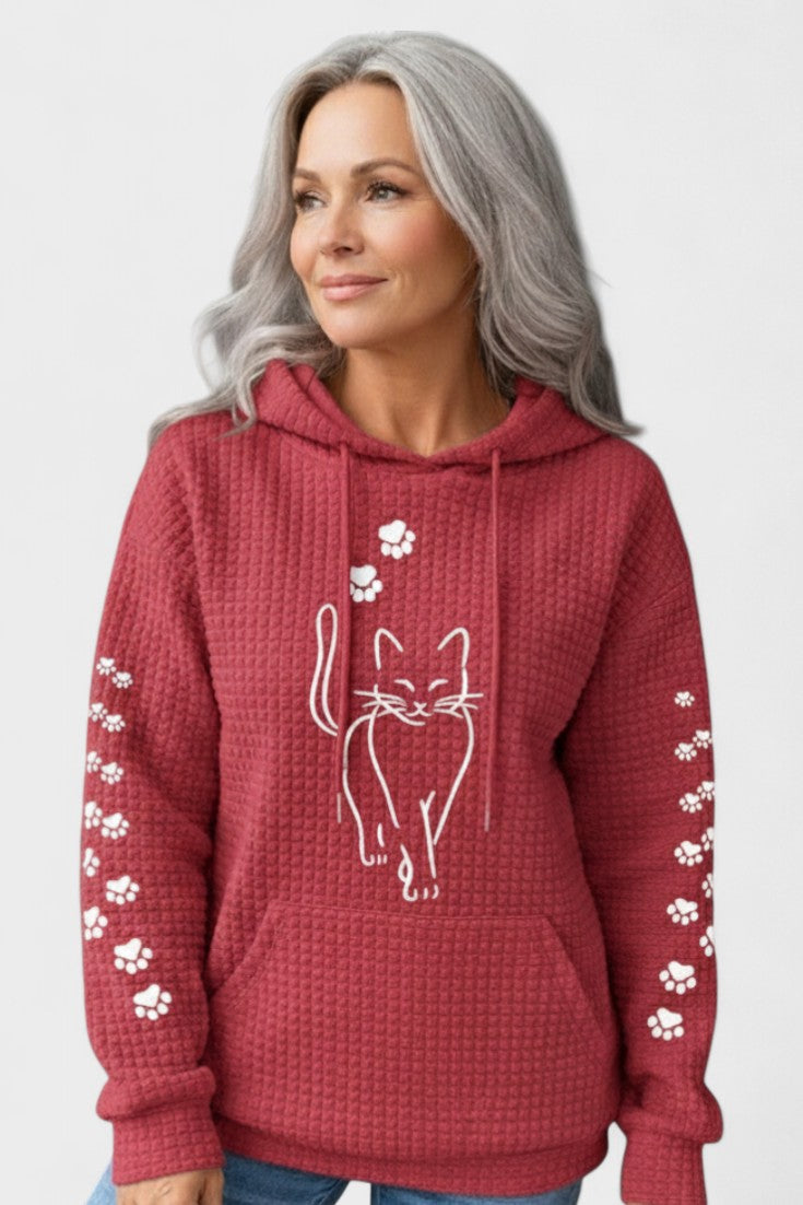 Malou | felpa con cappuccio calda