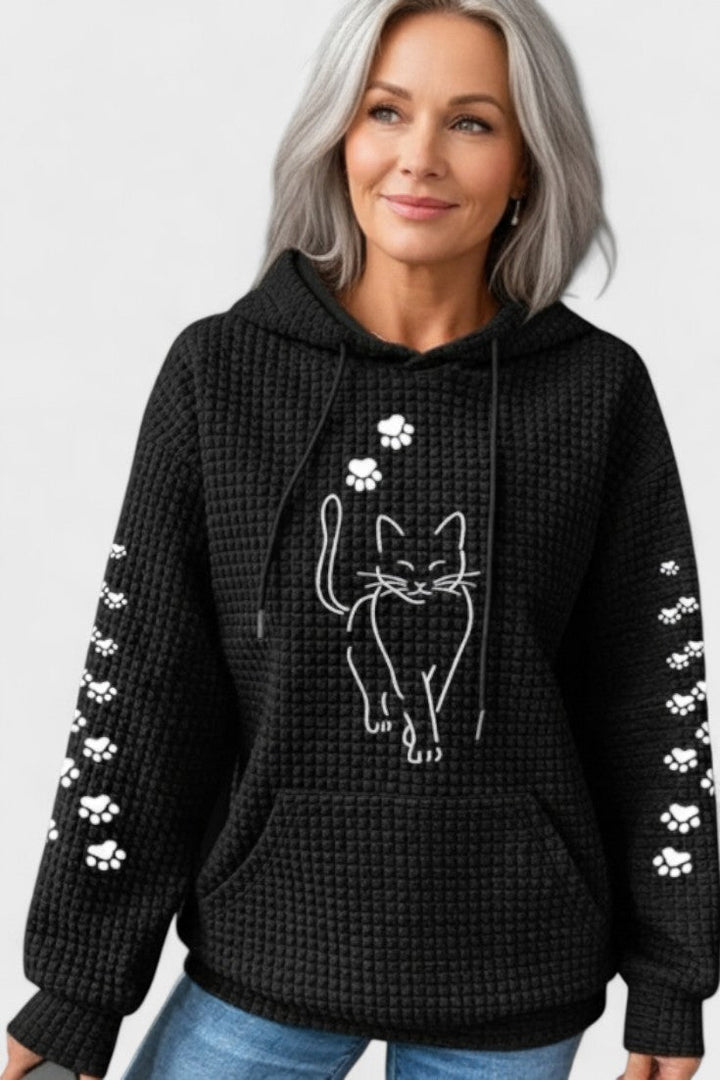 Malou | felpa con cappuccio calda