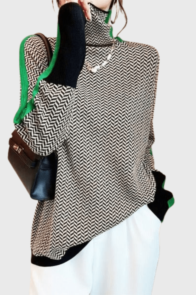 Marie | maglione in lana con collo alto