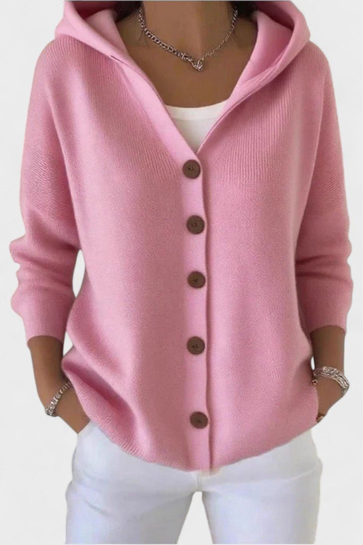 Mathilde | cardigan con cappuccio