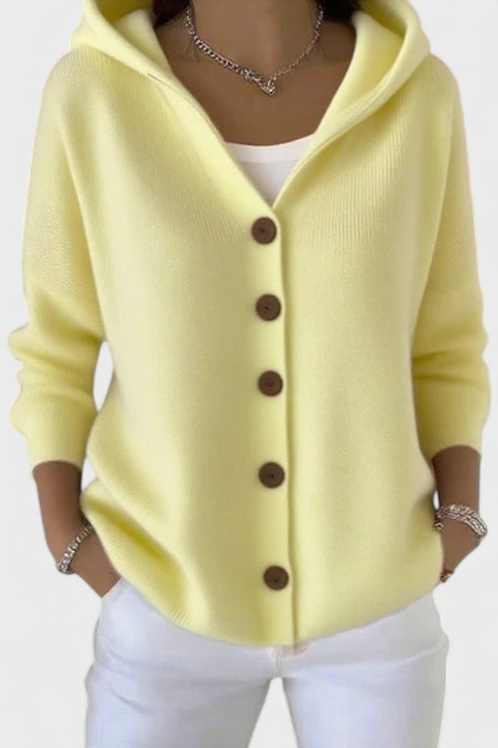 Mathilde | cardigan con cappuccio