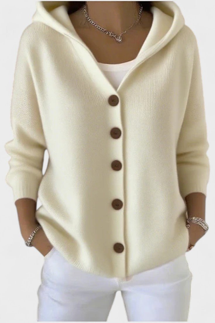 Mathilde | cardigan con cappuccio