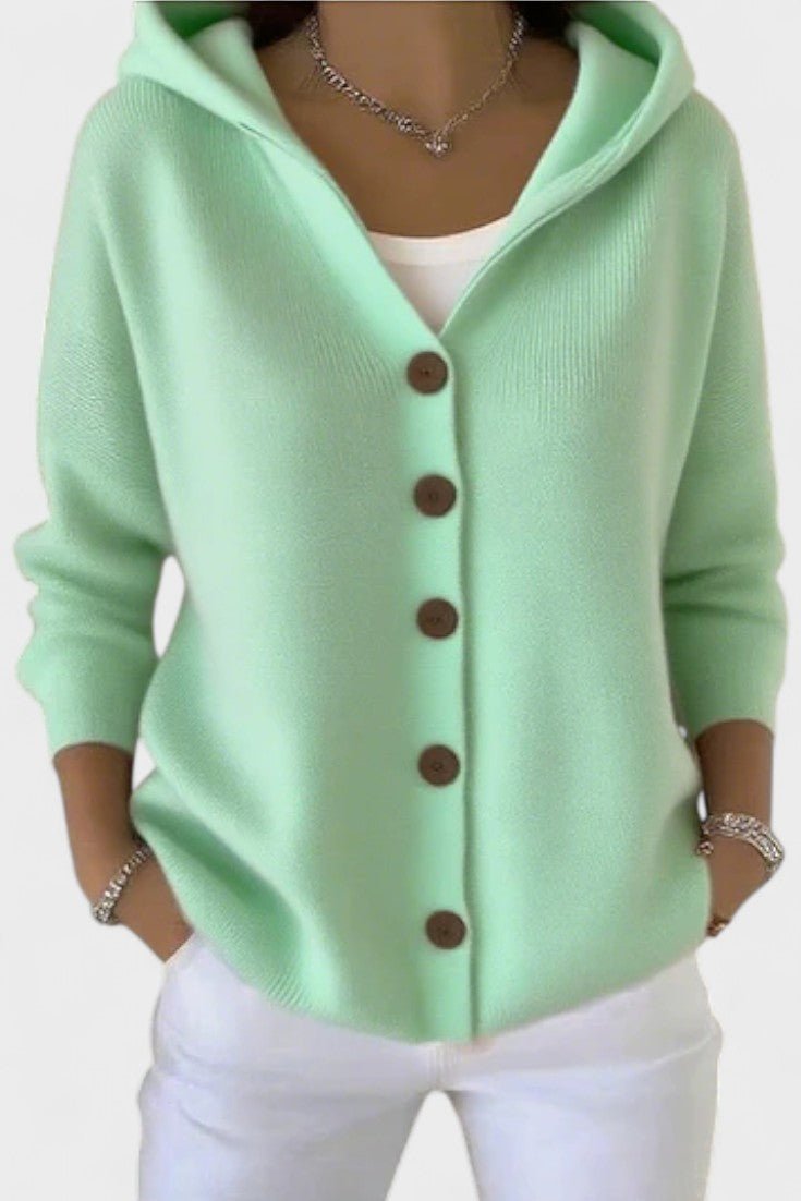 Mathilde | cardigan con cappuccio