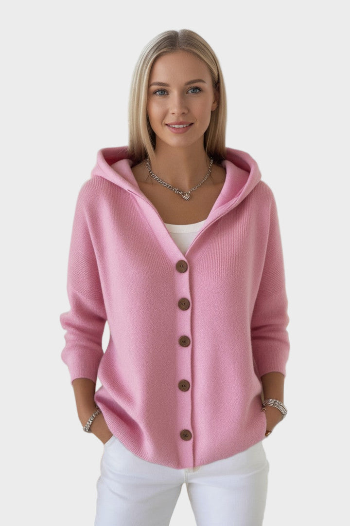 Mathilde | cardigan con cappuccio