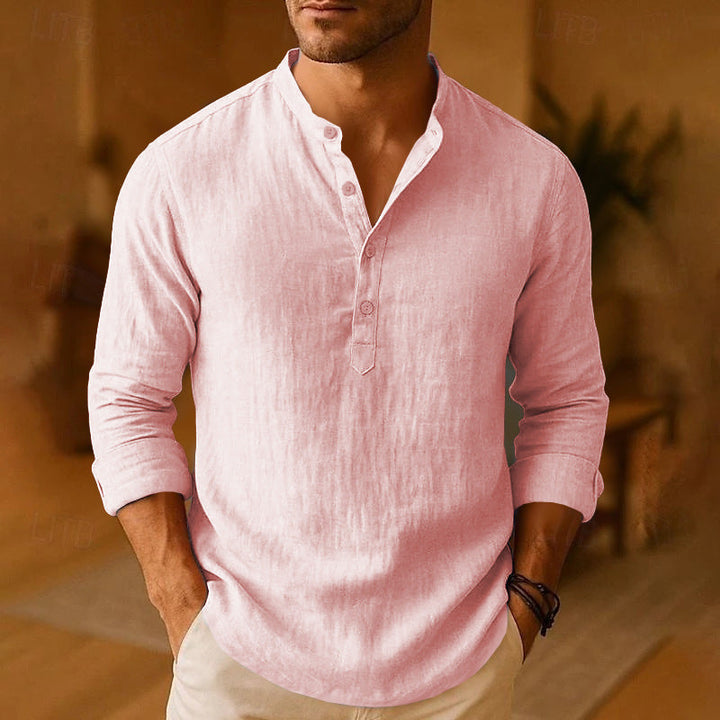 Valerio | camicia collo alla coreana