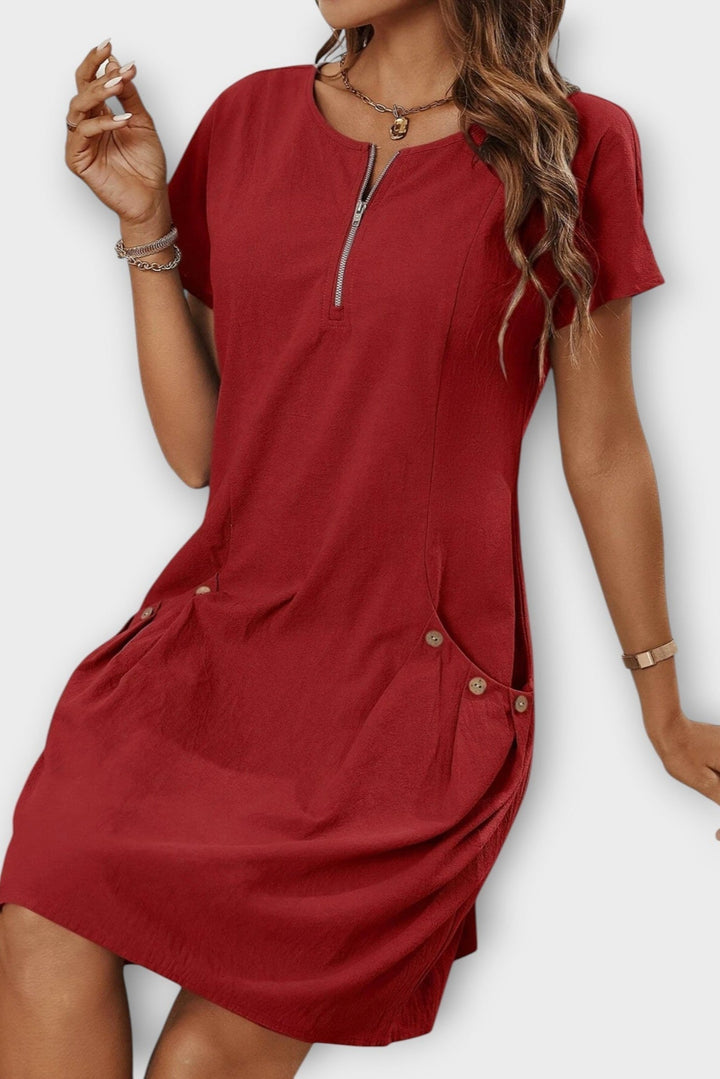 Mette | abito mini con zip