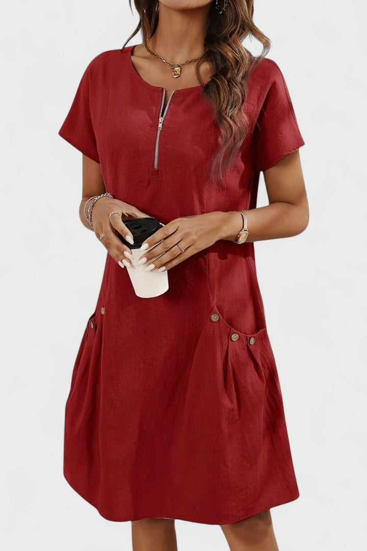 Mette | abito mini con zip