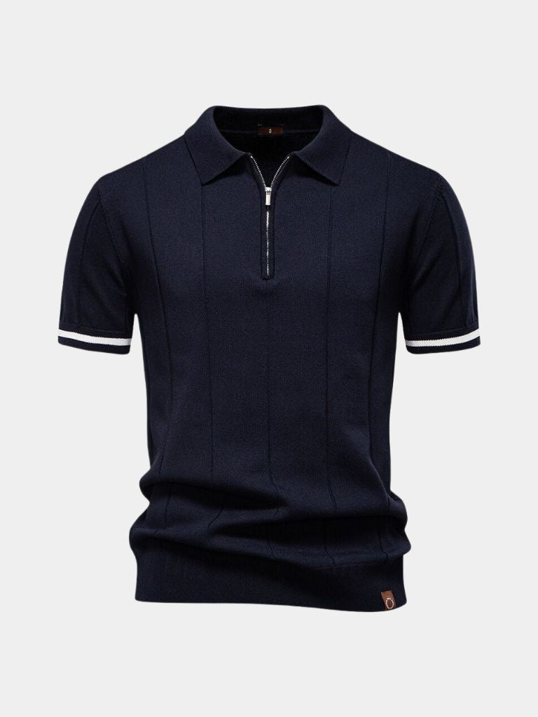 Mikkel | polo zip royale