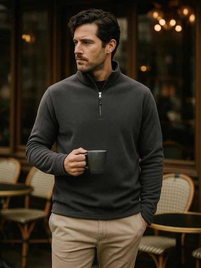 Milan | giacca in fleece minimalista