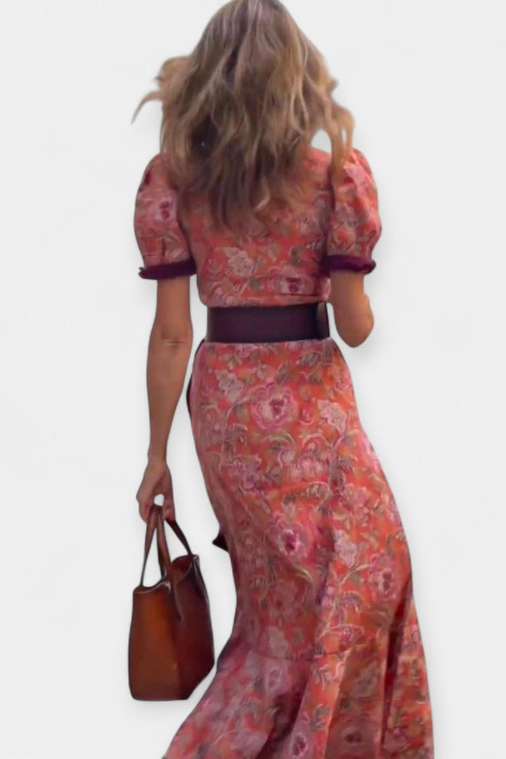 Millea | abito romantico a balze